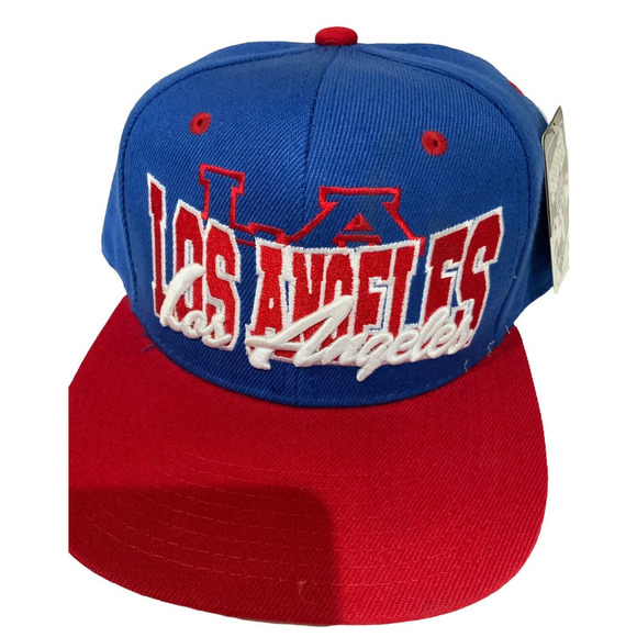 Los Angeles Cap Multicolor Super Fit Embroidered Logo Adjustable Snapback HatNEW - Picture 9 of 11